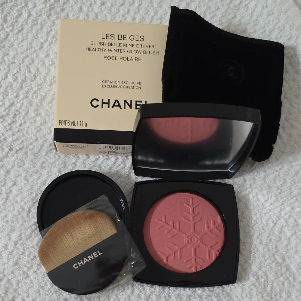 NEW~ CHANEL Les Beiges Healthy Winter Glow Blush~ Rose Polaire